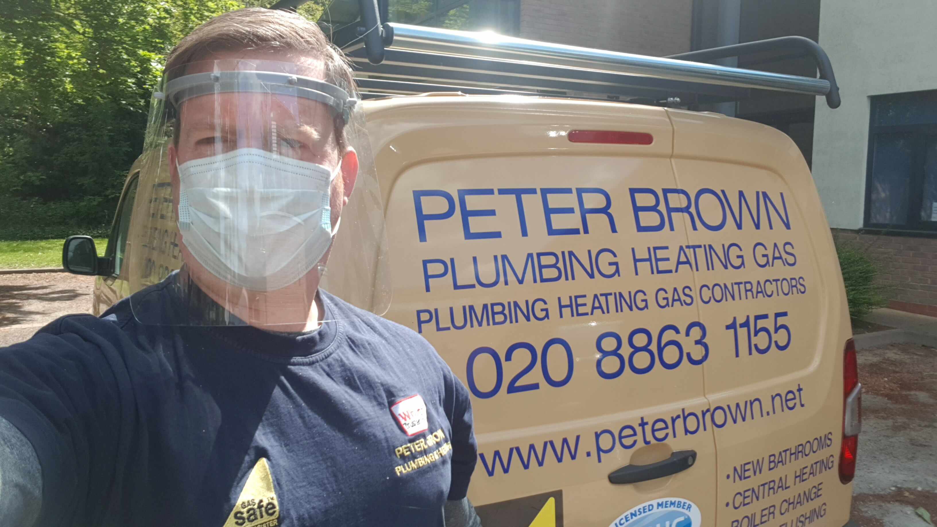 Peter Brown Plumbing Harrow Prevent COVID-19